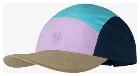 Buff casquette 5 panel go cap marron rose bleu enfant