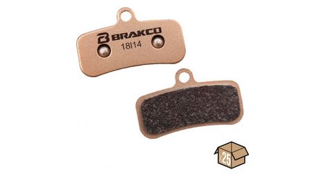 Boite de 25 paires sintered xtr xtr, xt , deore , zee, saint , trp: q