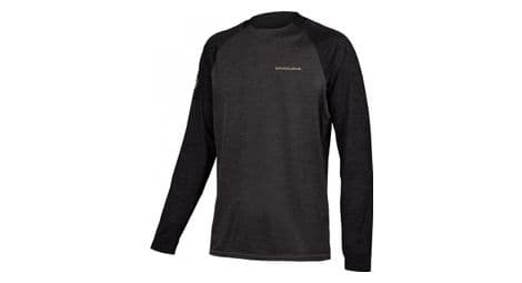 Maglia endura singletrack a manica lunga grigio