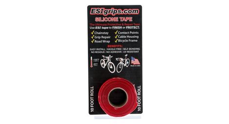Esi roll protection silicone tape red 3m