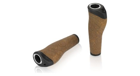 Poignées Ergonomiques XLC GR-S32 Marron Noir