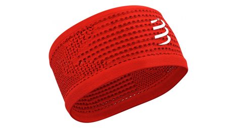 Bandeau compressport headband on off rouge