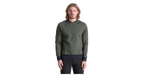 Sudadera técnica santini wind block verde l