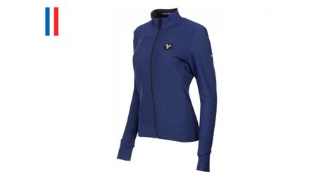 Maillot femme manches longues lebram allos bleu coupe ajustée