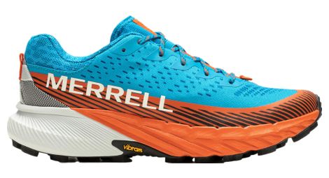 Merrell agility peak 5 trailschoenen blauw/oranje