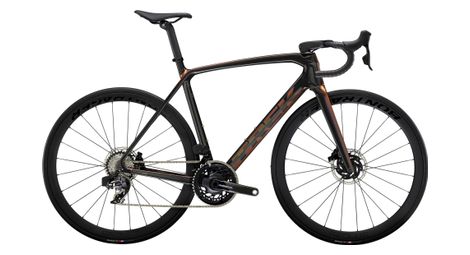 Vélo de route trek émonda slr 7 sram force etap axs 12v 700 mm orange/noir