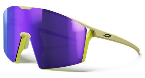 Lunettes julbo edge spectron 3 marron clair mat/jaune fluo