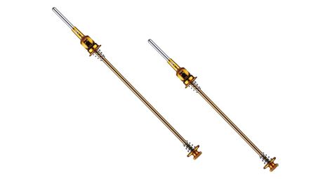 Aerozine paire de blocages rapides de roues vtt mtb xq1.0 or