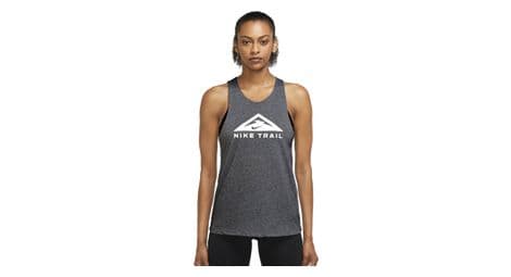 Camiseta sin mangas nike dri-fit trail gris mujer