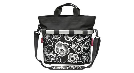 Panier klickfix bikebasket oval s fleurs