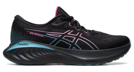 Asics gel cumulus 25 gtx running shoes black pink women's 37.1/2