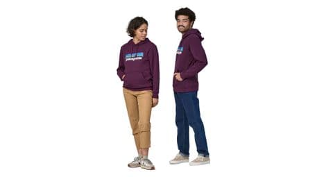 Sweat a capuche unisexe patagonia p 6 logo uprisal hoody violet
