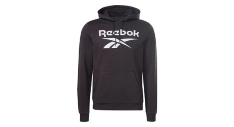 Sudadera con capuchareebok big logo negra s