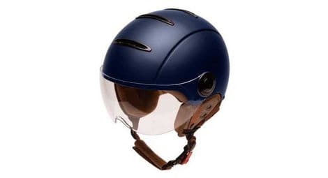 Casque jet vintage marko helmets - unisexe - bleu matt