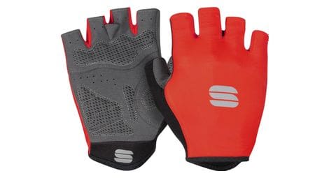 Gants courts sportful race rouge