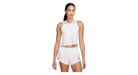 Nike aeroswift crop-top weiß damen