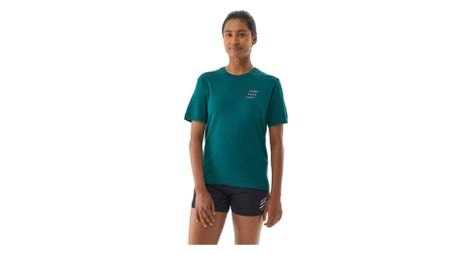 Compressport podium women's t-shirt green