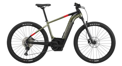 Vtt électrique semi-rigide cannondale trail neo 1 shimano deore 12v 29 kaki