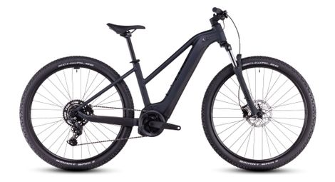 Cube reaction hybrid performance 500 trapecio mtb eléctrica hardtail shimano cues 9s 500 wh 29'' negro noche 2025