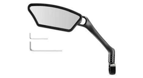 Rétroviseur de vélo en acier inoxydable à rotation 360° - côté gauche