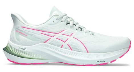 Chaussures de running asics gt-2000 12 vert rose femme