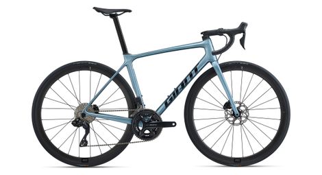 Bicicleta de carretera giant tcr advanced pro disc 1 di2 shimano 105 di2 12v 700mm denim envejecido 2023