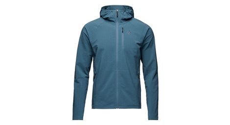 Black diamond coefficient storm hoody fleece blau l