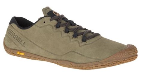 Chaussures Merrell Homme Vapor Glove 3 Luna Cuir Vert Olive