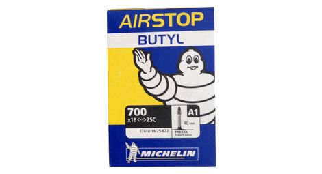MICHELIN Chambre à air Route A1 AIRSTOP 700x18/25 Valve Presta 40mm