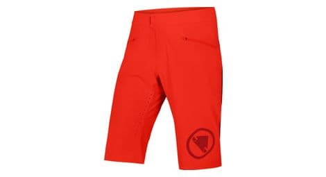 Pantalones cortos endura singletrack lite paprika (ajuste estándar)