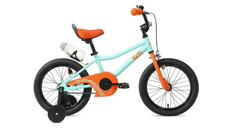 Fabricbike kids - vélo pour enfants 16  aqua et orange