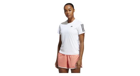 Adidas running own the run short sleeve shirt white women