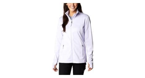 Columbia park view grid fleece violett damen xs