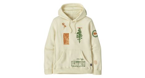Sweat unisexe patagonia pyrophytes uprisal hoody blanc