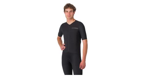 Maillot Manches Courtes Castelli Premio Evo Noir Homme