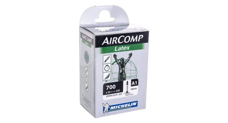 Michelin chambre à air route a1 aircomp latex 700x22/23 presta 60mm
