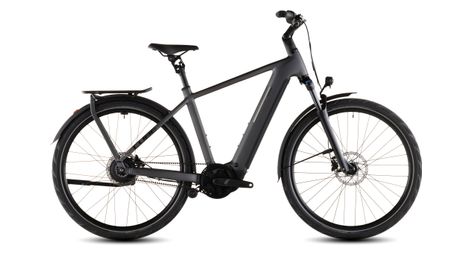 Cube Kathmandu Hybrid Comfort Pro 800 Bicicletta elettrica da trekking Enviolo Trekking Belt 800 Wh 700 mm Slab Grey 2026