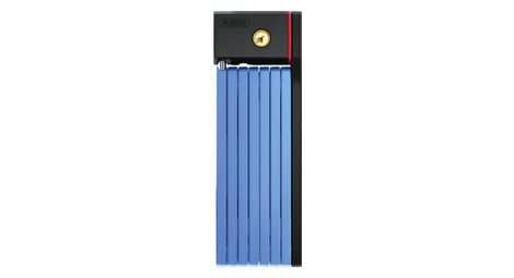 Candado plegable abus bordo ugrip 5700 / 100cm azul + soporte sh