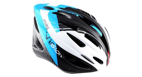 Casque de velo adultes   bleu noir brillant