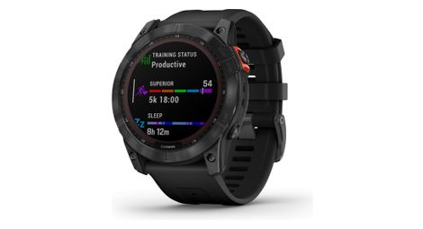 montre de sport garmin fenix 7x solar noir