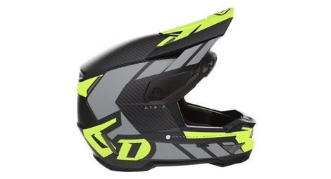 Casque Intégral 6D ATB-3 LS Jaune Fluo Mat