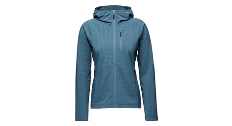 Black diamond coefficient storm hoody blu donna s