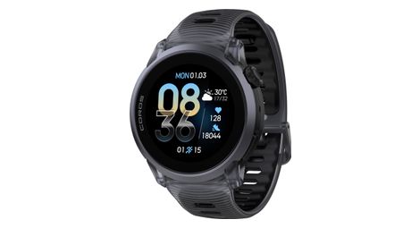 coros pace 4 gps watch aluminum black silicone crystal
