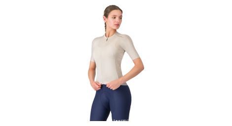 Castelli Espresso 2 Kurzarm-Trikot Beige Damen