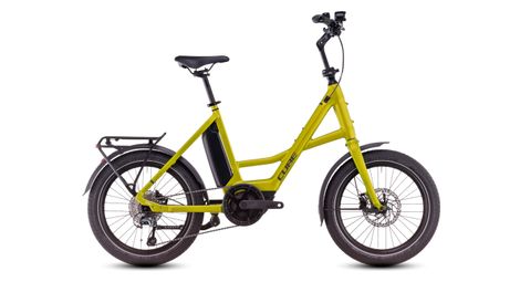 Cube compact hybrid 500 electric city bike shimano tiagra 10s 500 wh 20'' lizard green 2025