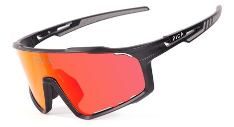 Lunettes pica strix noires avec 3 paires de verres