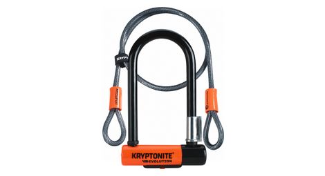 Antifurto u kryptonite evolution mini 7 con cavo kryptoflex