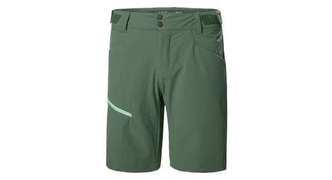 Pantalón corto de senderismo helly hansen blaze softshell verde para mujer