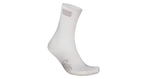 Chaussettes femme sportful matchy blanc