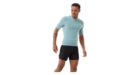 Maillot Manches Courtes Compressport Trail Racing Postural Bleu Homme